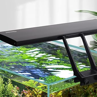 Premium Quiet hygger Clip On 24/7 Lighting Aquarium LED Light,Sunrise-Daylight-Moonlight and DIY Mode, Adjustable Timer/Brightness Fish Tank Light with 7 Colors for Planted Tank (14W for 12~20in Tank) - High-Efficiency Aquarium Filter