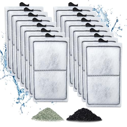 Premium Quiet 15 Pack PF-S Filter Cartridges Compatible with Silenstream PF10 Power Filters, Remplacement Aquarium Carbon Cartridge with Zeolite - High-Efficiency Aquarium Filter detail
