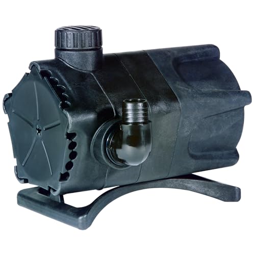 Premium Quiet Little Giant WGP-95-PW 115 Volt, 4280 GPH Dual Discharge Direct Drive Submersible Waterfall and Pond Pump, Black, 566407 - High-Efficiency Aquarium Filter detail
