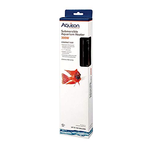 Premium Quiet Aqueon Submersible Aquarium Heater, 300 Watts, Up to 100 Gallons - High-Efficiency Aquarium Filter detail