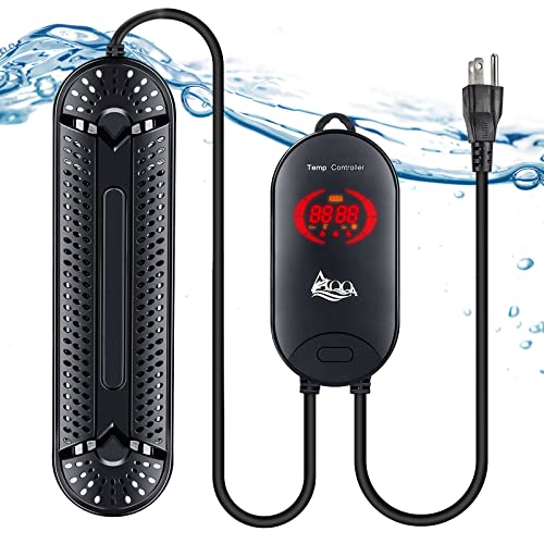 Premium Quiet AQQA Aquarium Heater 1000W for 150-300 Gallon Submersible Fish Tank Heater for Aquarium Betta Fish Heater Aquarium Thermostat Heater Hydroponic Freshwater & Saltwater (1000W, 150-300Gal) - High-Efficiency Aquarium Filter detail