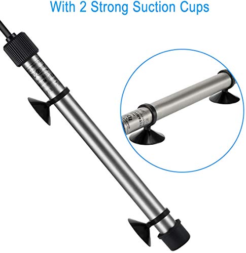 Premium Quiet hygger 802 Aquarium Titanium Heater Rod Fish Tank Heating Element Replacement Heater Tube (Controller Excluded) 500W - High-Efficiency Aquarium Filter detail