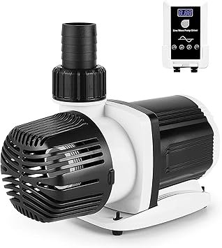 Premium Quiet Orlushy DC-5000 Silent Swirl Controllable DC aquarium Pump 40W 1320GPH-marine wavemaker return pump with sine wave Controller for salt/Freshwater coral reef fish tank sump Circulation - High-Efficiency Aquarium Filter