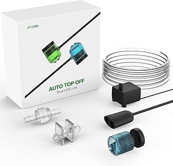 Premium Quiet Auto Top Off for Saltwater Aquarium Water ATO System for Both Reef and Fresh Tank - Blue - High-Efficiency Aquarium Filter