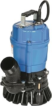Premium Quiet Tsurumi Pump HS2.4S Submersible Trash Pump with Agitator 1/2 HP 115V 2 in Discharge Ideal for dewatering applications with sand, solids, and other debris | 39 GPM / 2340 GPH - High-Efficiency Aquarium Filter