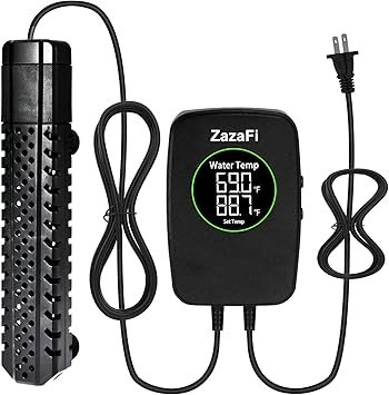 Premium Quiet Aquarium Heater 300W, Fish Tank Heater with High-Temperature Protection and Turtle Tank Heater with Automatic Power-Off When Leaving Seawater or Freshwater. - High-Efficiency Aquarium Filter